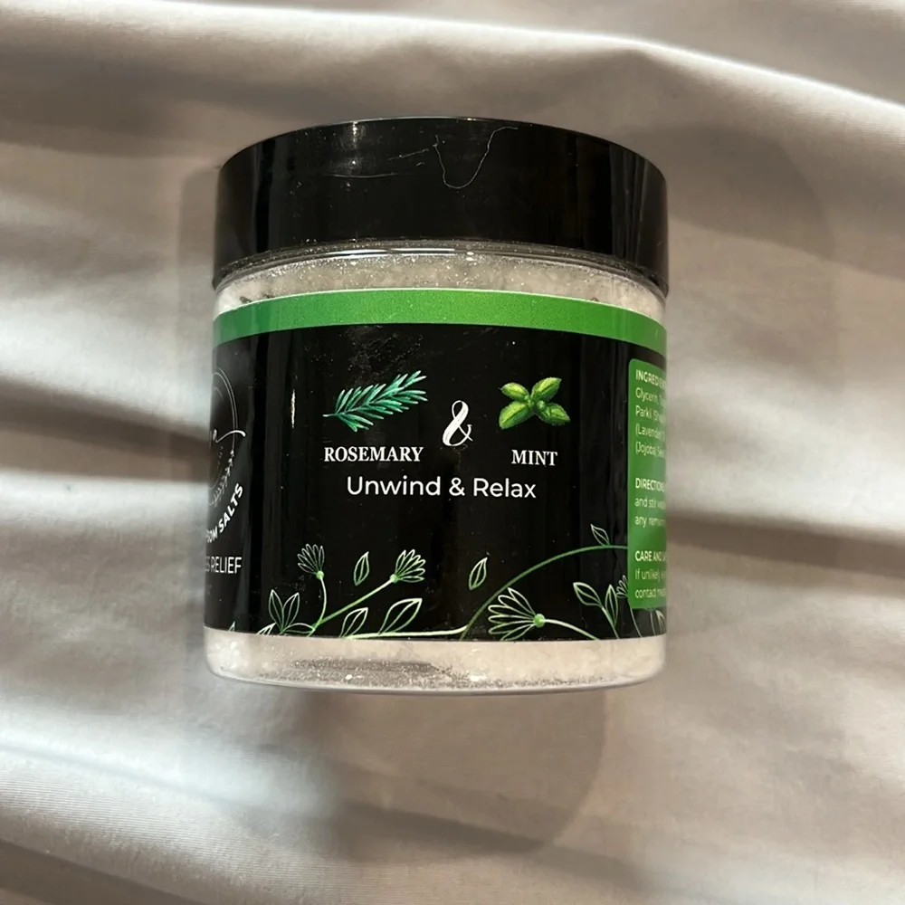 Organic Alchemy Stress Relief Pure Epsom Salts - Rosemary & Mint